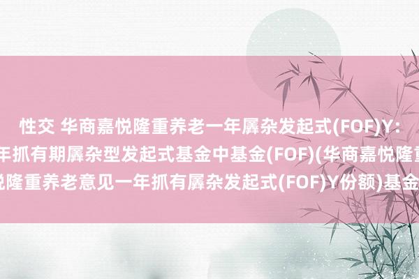 性交 华商嘉悦隆重养老一年羼杂发起式(FOF)Y: 华商嘉悦隆重养老意见一年抓有期羼杂型发起式基金中基金(FOF)(华商嘉悦隆重养老意见一年抓有羼杂发起式(FOF)Y份额)基金家具府上撮要(更新)