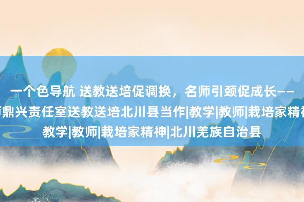 一个色导航 送教送培促调换，名师引颈促成长——四川省蒲大勇名师鼎兴责任室送教送培北川县当作|教学|教师|栽培家精神|北川羌族自治县